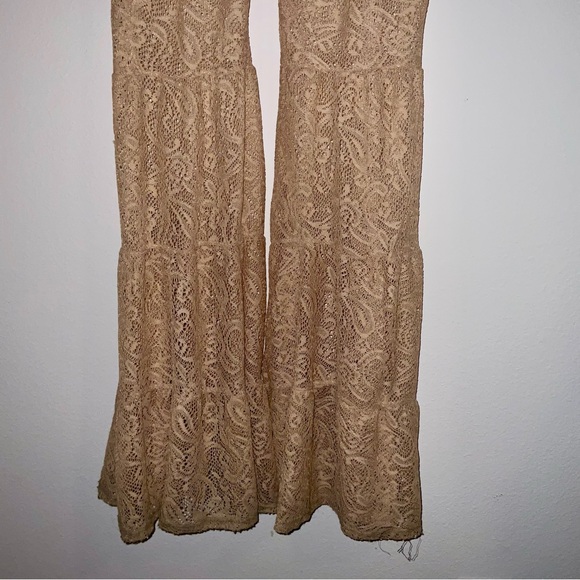 Saints & Hearts  Flare Lace crochet flare bell bottom pants - Picture 9 of 9